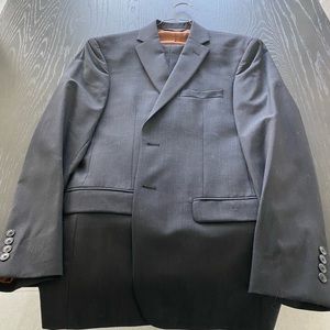 Jos A Bank slim fit wool black 38R jacket 32x32 slim fit pants